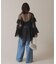 habi Tulle Tiered ブラウス
