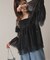 habi Tulle Tiered ブラウス