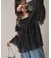 habi Tulle Tiered ブラウス