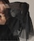 habi Tulle Tiered ブラウス