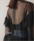 habi Tulle Tiered ブラウス