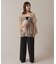 habi Tulle Tiered ブラウス