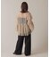 habi Tulle Tiered ブラウス