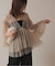 habi Tulle Tiered ブラウス