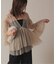 habi Tulle Tiered ブラウス