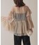 habi Tulle Tiered ブラウス