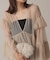 habi Tulle Tiered ブラウス