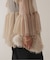 habi Tulle Tiered ブラウス