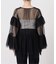 habi Tulle Tiered ブラウス