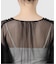 habi Tulle Tiered ブラウス