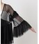 habi Tulle Tiered ブラウス