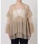 habi Tulle Tiered ブラウス