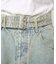 フェード ワイド カーゴ デニム パンツ