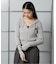 コットンリブZIP HOODIE