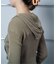コットンリブZIP HOODIE