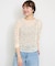 +81BRANCA/ハチイチブランカ SLOBE別注 チュールトップス