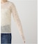 +81BRANCA/ハチイチブランカ SLOBE別注 チュールトップス