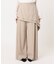 【KIARIS vintage＆closet×JS】レイヤードプリーツパンツ