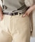 コーデュロイ ストレートフレアパンツ