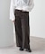コーデュロイ ストレートフレアパンツ