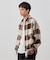 モールチェックリラックスシャツ