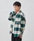 モールチェックリラックスシャツ
