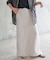 裏毛Aラインロゴスカート