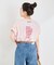 Healthknit/ヘルスニット 別注 プリントロゴTEE