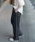 《追加2》手洗い可 / フレンチリネンストレートパンツ