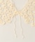 SERA STUDIO OYA LARGE FLOWERS HAND EMBROIDERY：付け襟