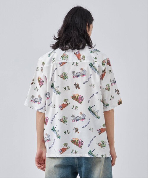CALIFORNIA RANCH HOUSE】アロハシャツ -ROUTE66-｜ベーセーストックの