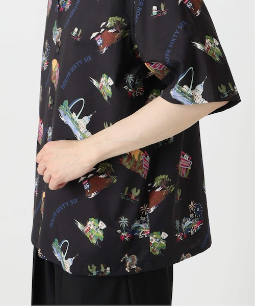 CALIFORNIA RANCH HOUSE】アロハシャツ -ROUTE66-｜ベーセー