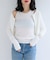 ELENI×THENIME ラッセルジップカーディガン