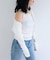 ELENI×THENIME ラッセルジップカーディガン
