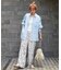 ウォッシャブル / ミニフラワープリントパンツ