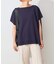 ICE COTTON フレンチスリーブルーズニット