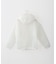 E. Sheer Material Hoodie