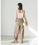 サテンスクエアーネックタンクトップ