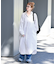 ロングルーズストライプシャツワンピ