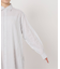 ロングルーズストライプシャツワンピ