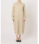 ロングルーズストライプシャツワンピ