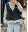 【Anaak/アナーク】 SLEEVELESS RUFFLE TOP