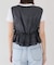 【Anaak/アナーク】 SLEEVELESS RUFFLE TOP