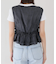 【Anaak/アナーク】 SLEEVELESS RUFFLE TOP