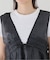 【Anaak/アナーク】 SLEEVELESS RUFFLE TOP