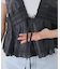 【Anaak/アナーク】 SLEEVELESS RUFFLE TOP