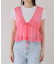 【Anaak/アナーク】 SLEEVELESS RUFFLE TOP