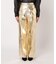 METALLIC STRAIGHT パンツ