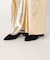 METALLIC STRAIGHT パンツ