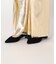METALLIC STRAIGHT パンツ